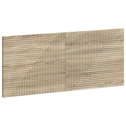 vidaXL Wall-Mounted Headboard HAARLEM Sonoma Oak Engineered Wood