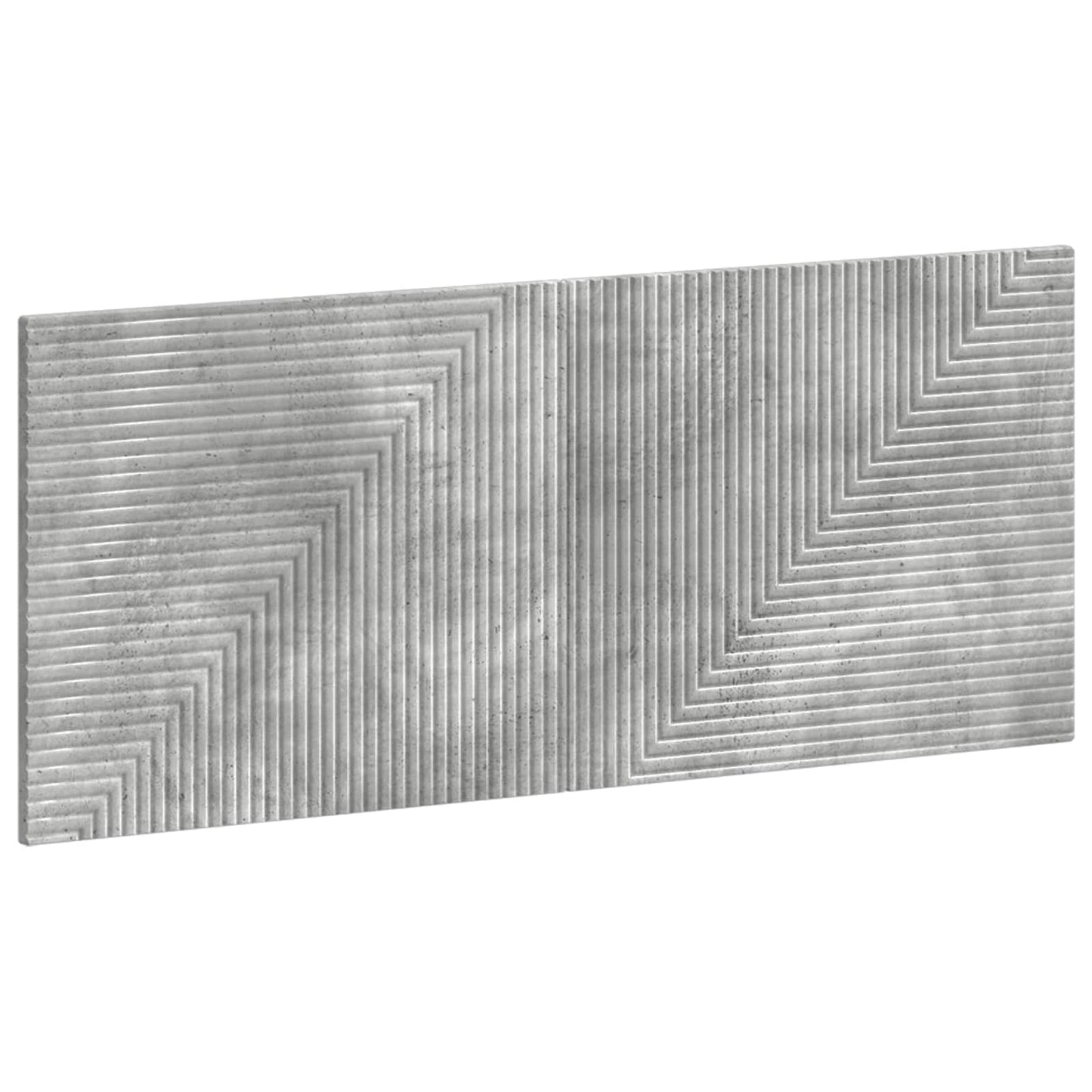 vidaXL Wall-Mounted Headboard HAARLEM Concrete Grey Engineered Wood