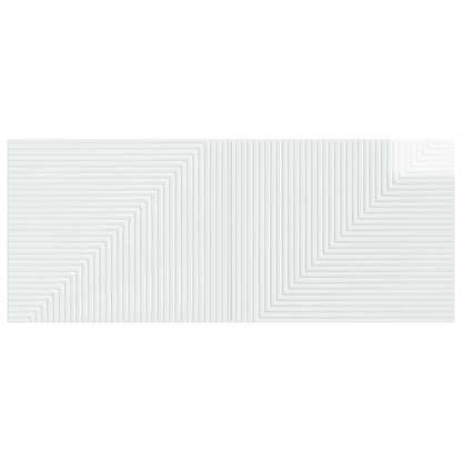 vidaXL Wall-Mounted Headboard HAARLEM High Gloss White Engineered Wood