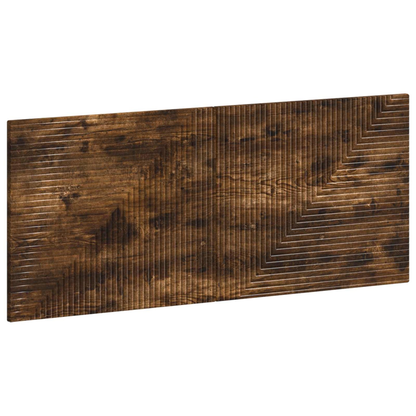 vidaXL Wall-Mounted Headboard HAARLEM Smoked Oak Engineered Wood