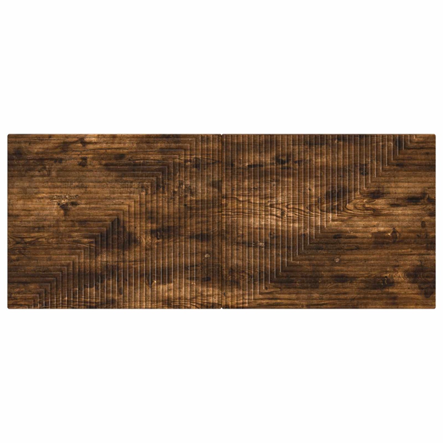 vidaXL Wall-Mounted Headboard HAARLEM Smoked Oak Engineered Wood