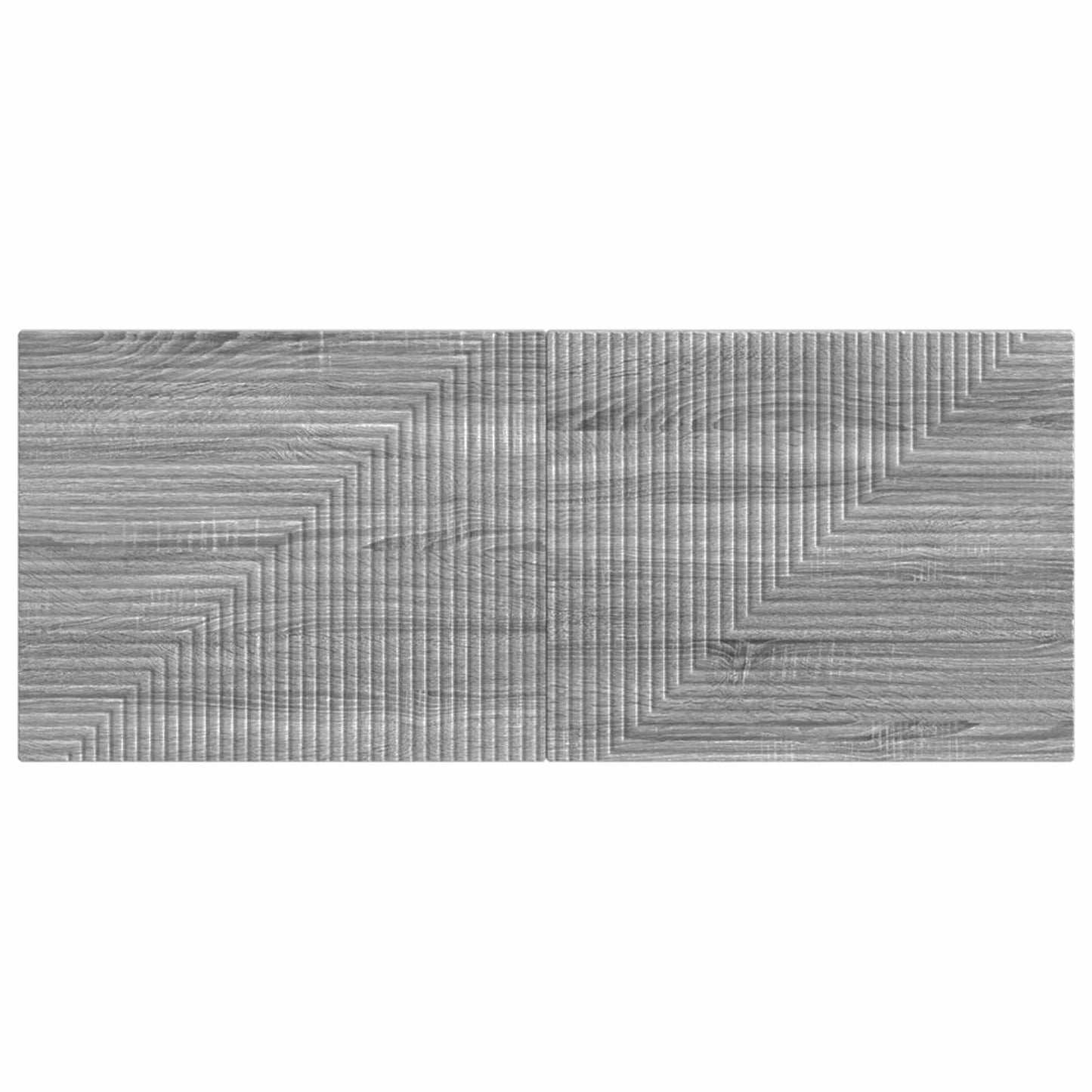 vidaXL Wall-Mounted Headboard HAARLEM Grey Sonoma Engineered Wood