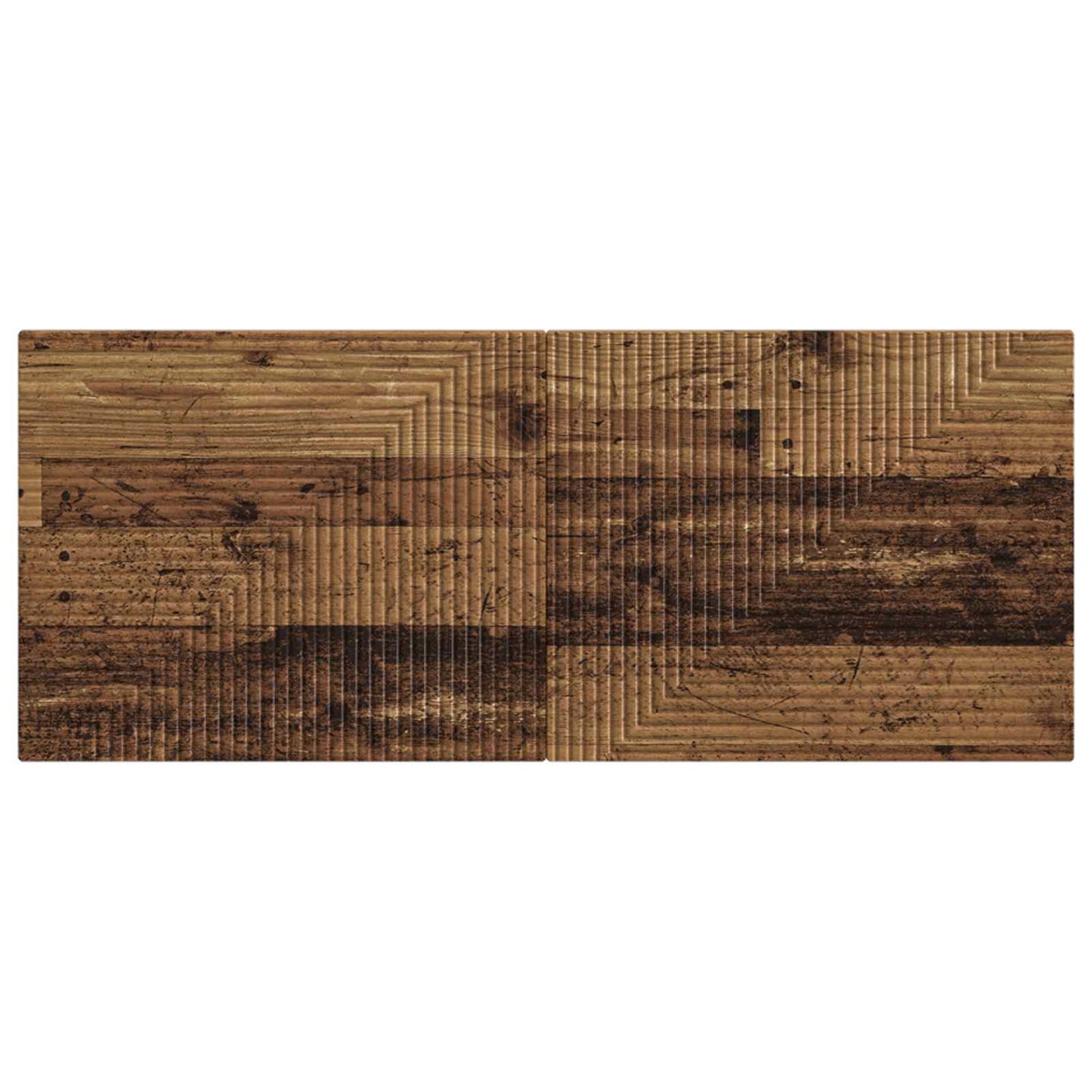 vidaXL Wall-Mounted Headboard HAARLEM Old Wood Engineered Wood