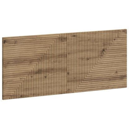 vidaXL Wall-Mounted Headboard HAARLEM Artisan Oak Engineered Wood