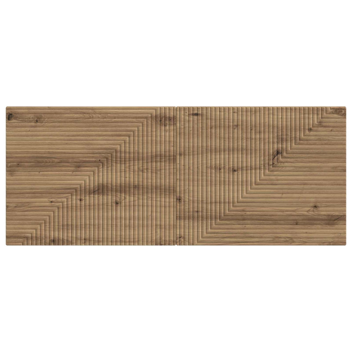 vidaXL Wall-Mounted Headboard HAARLEM Artisan Oak Engineered Wood