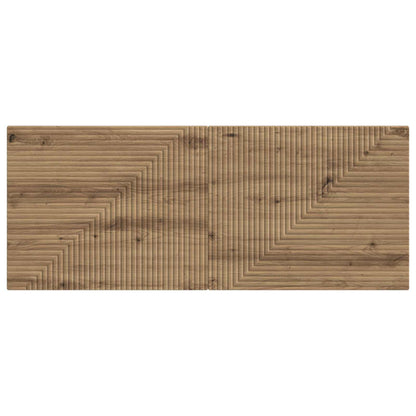 vidaXL Wall-Mounted Headboard HAARLEM Artisan Oak Engineered Wood