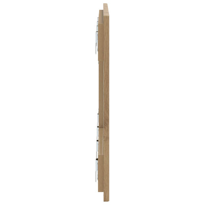 vidaXL Wall-Mounted Headboard HAARLEM Artisan Oak Engineered Wood