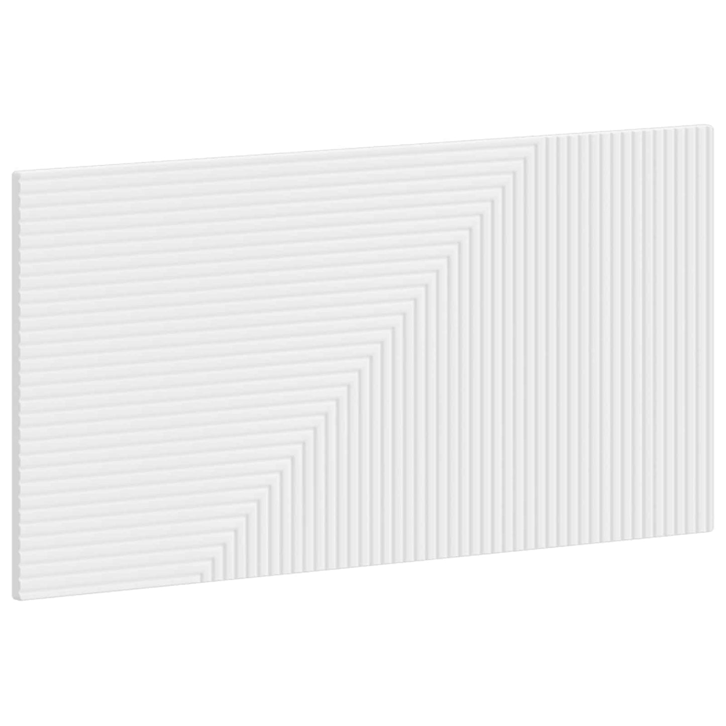 vidaXL Wall-Mounted Headboard HAARLEM White Engineered Wood