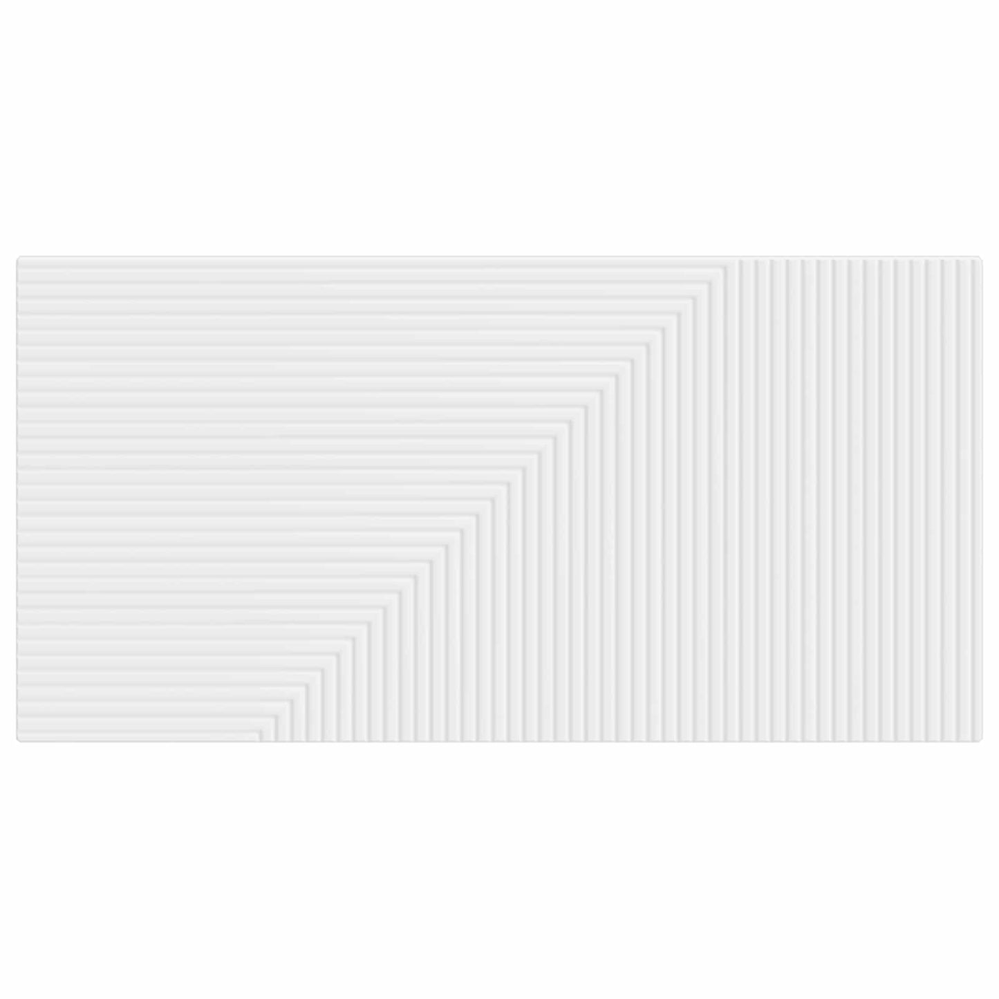 vidaXL Wall-Mounted Headboard HAARLEM White Engineered Wood