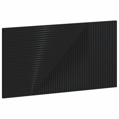 vidaXL Wall-Mounted Headboard HAARLEM Black Engineered Wood