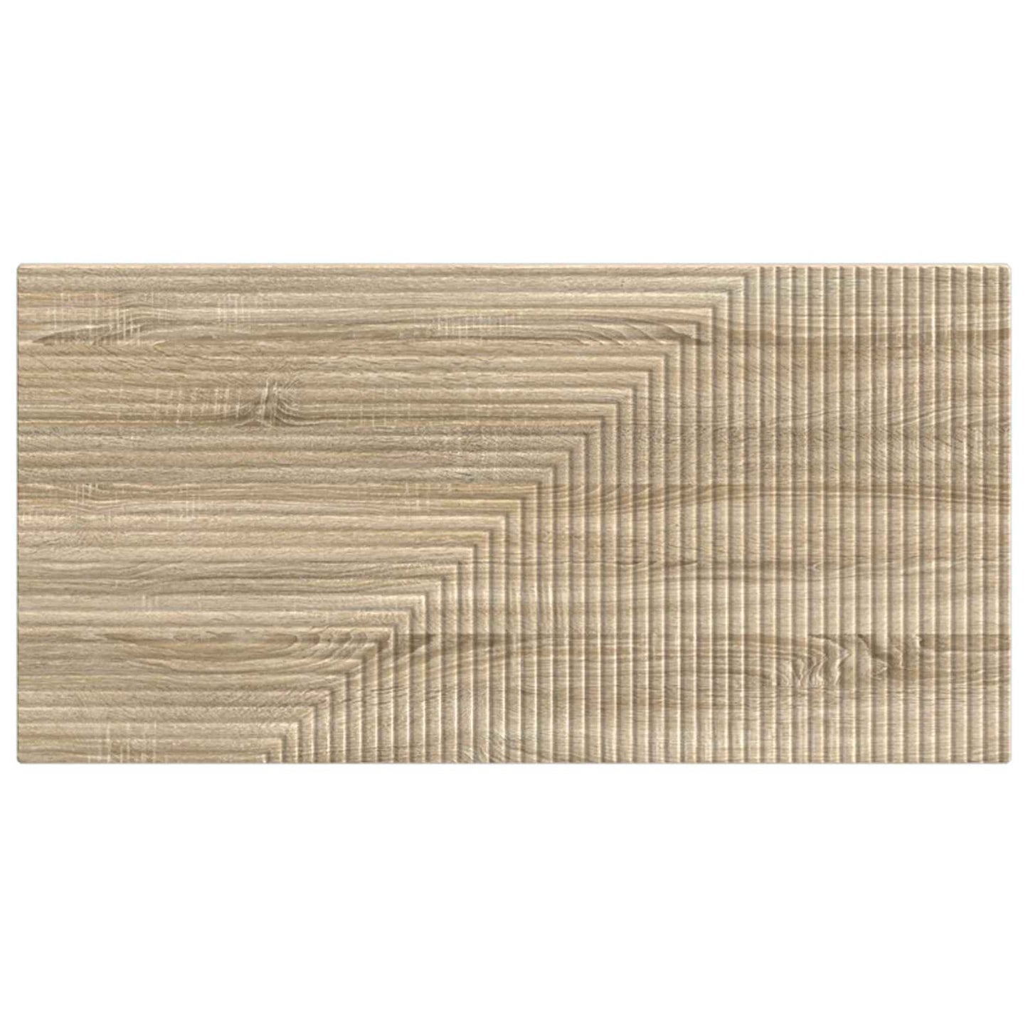 vidaXL Wall-Mounted Headboard HAARLEM Sonoma Oak Engineered Wood