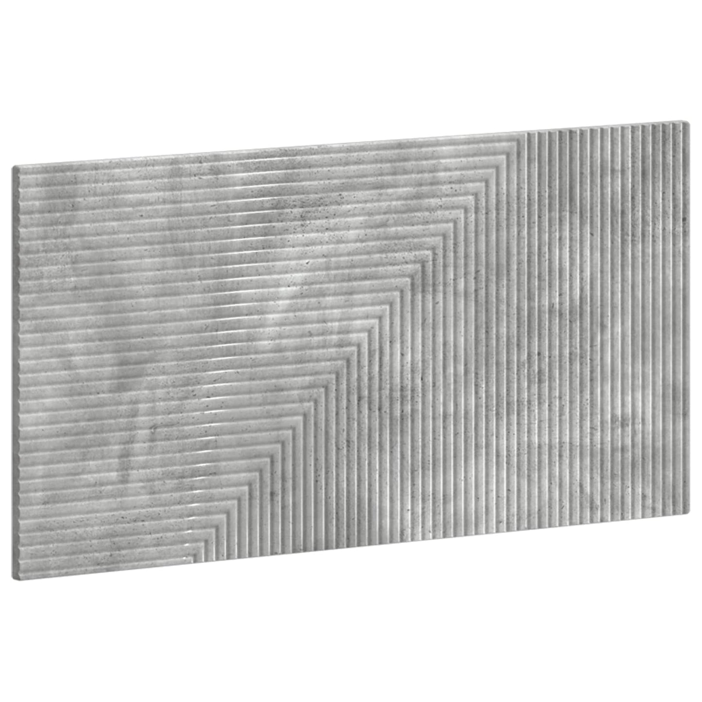 vidaXL Wall-Mounted Headboard HAARLEM Concrete Grey Engineered Wood