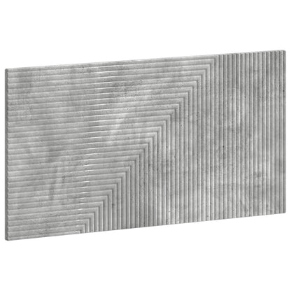 vidaXL Wall-Mounted Headboard HAARLEM Concrete Grey Engineered Wood