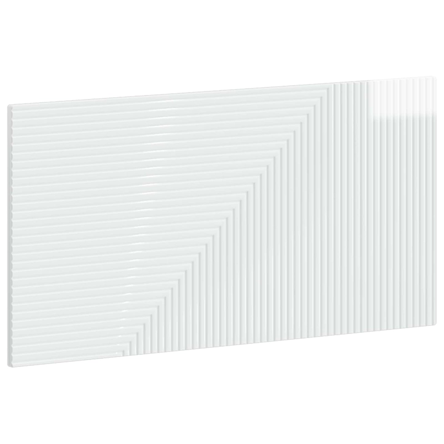 vidaXL Wall-Mounted Headboard HAARLEM High Gloss White Engineered Wood