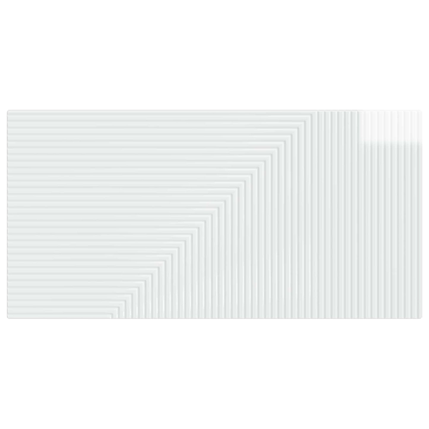 vidaXL Wall-Mounted Headboard HAARLEM High Gloss White Engineered Wood