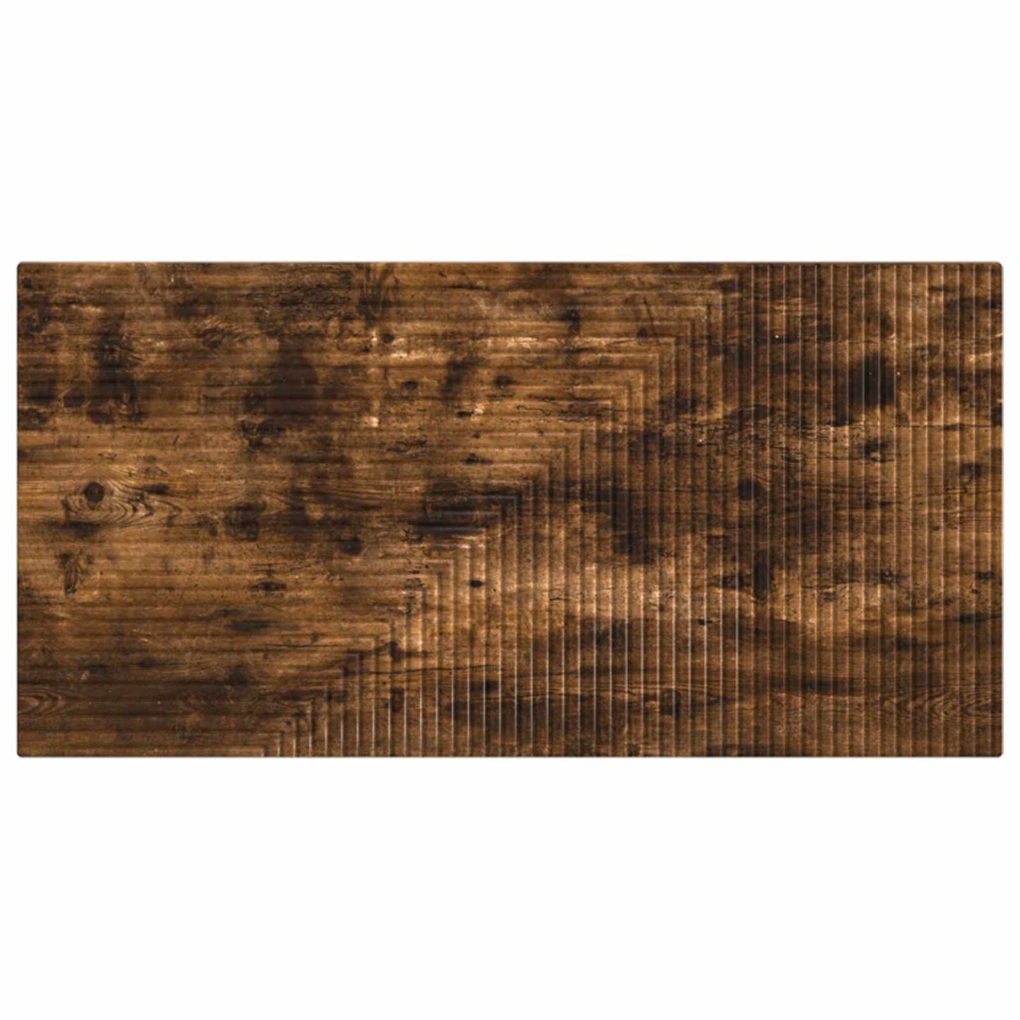 vidaXL Wall-Mounted Headboard HAARLEM Smoked Oak Engineered Wood