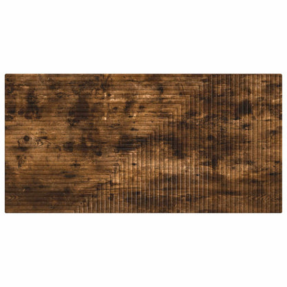 vidaXL Wall-Mounted Headboard HAARLEM Smoked Oak Engineered Wood