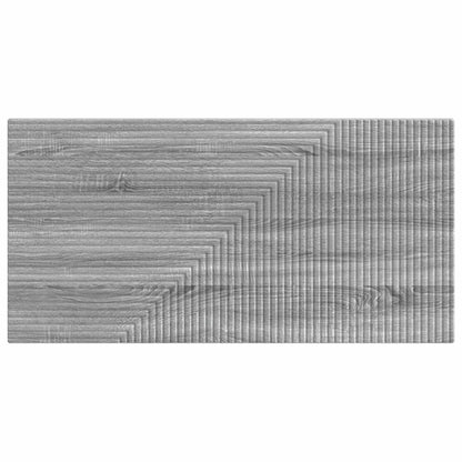 vidaXL Wall-Mounted Headboard HAARLEM Grey Sonoma Engineered Wood