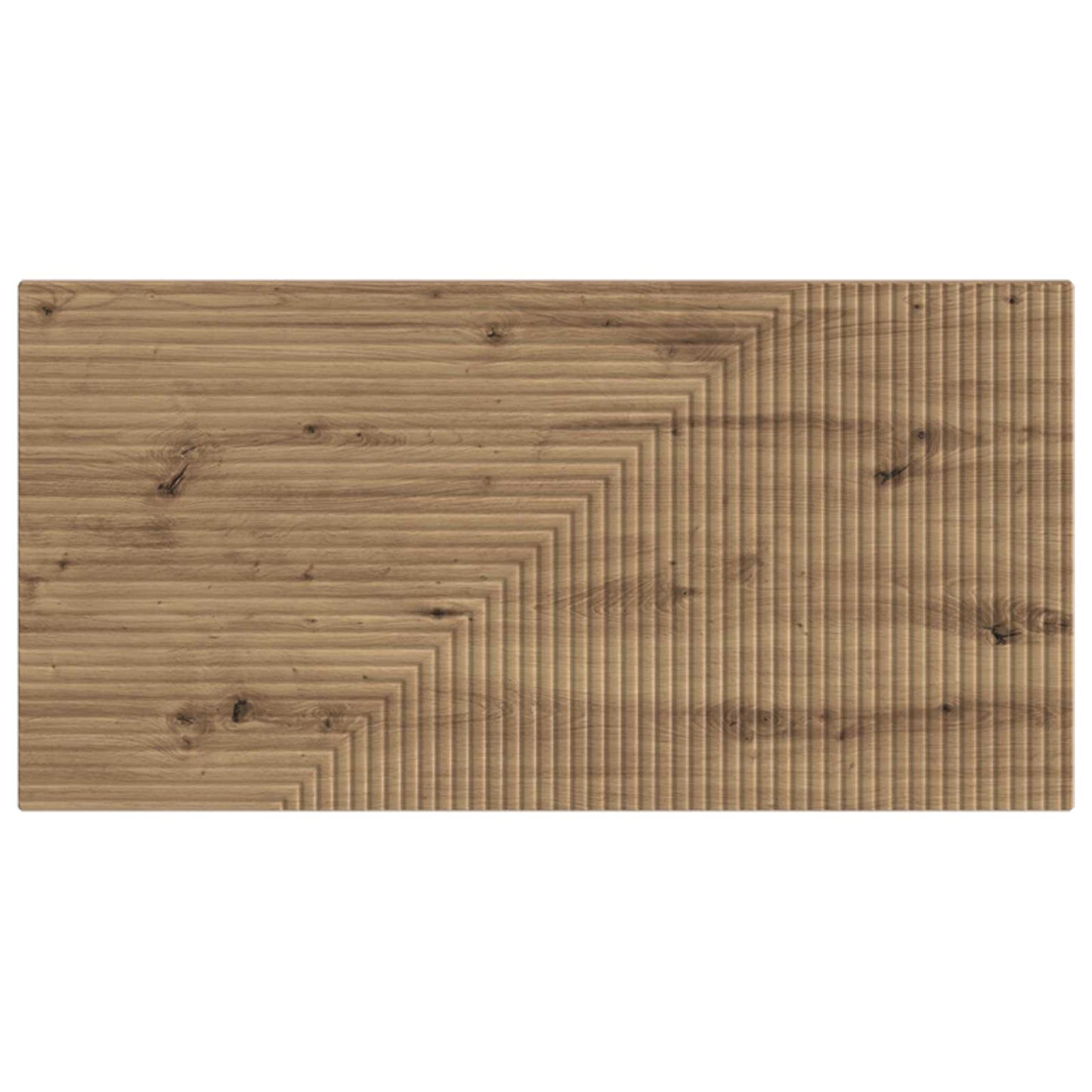 vidaXL Wall-Mounted Headboard HAARLEM Artisan Oak Engineered Wood