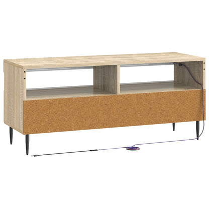 vidaXL LED TV Cabinet Sonoma Oak Engineered Wood