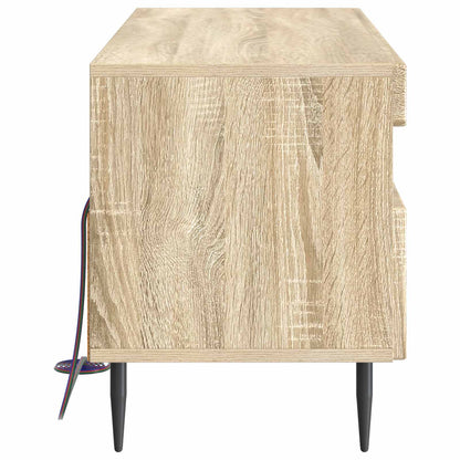 vidaXL LED TV Cabinet Sonoma Oak Engineered Wood