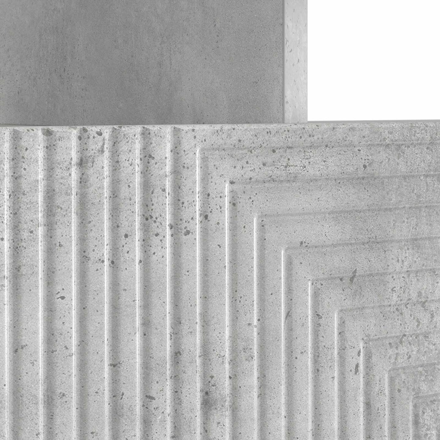 vidaXL LED TV Cabinet Concrete Grey Engineered Wood