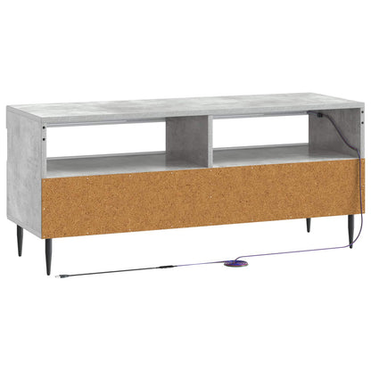 vidaXL LED TV Cabinet Concrete Grey Engineered Wood