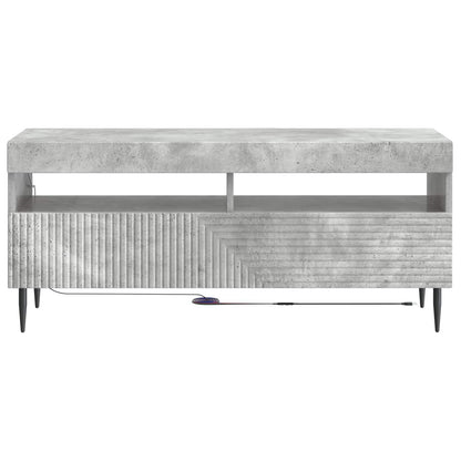 vidaXL LED TV Cabinet Concrete Grey Engineered Wood
