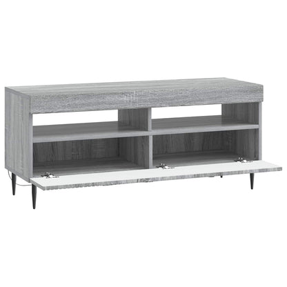 vidaXL LED TV Cabinet Grey Sonoma Engineered Wood