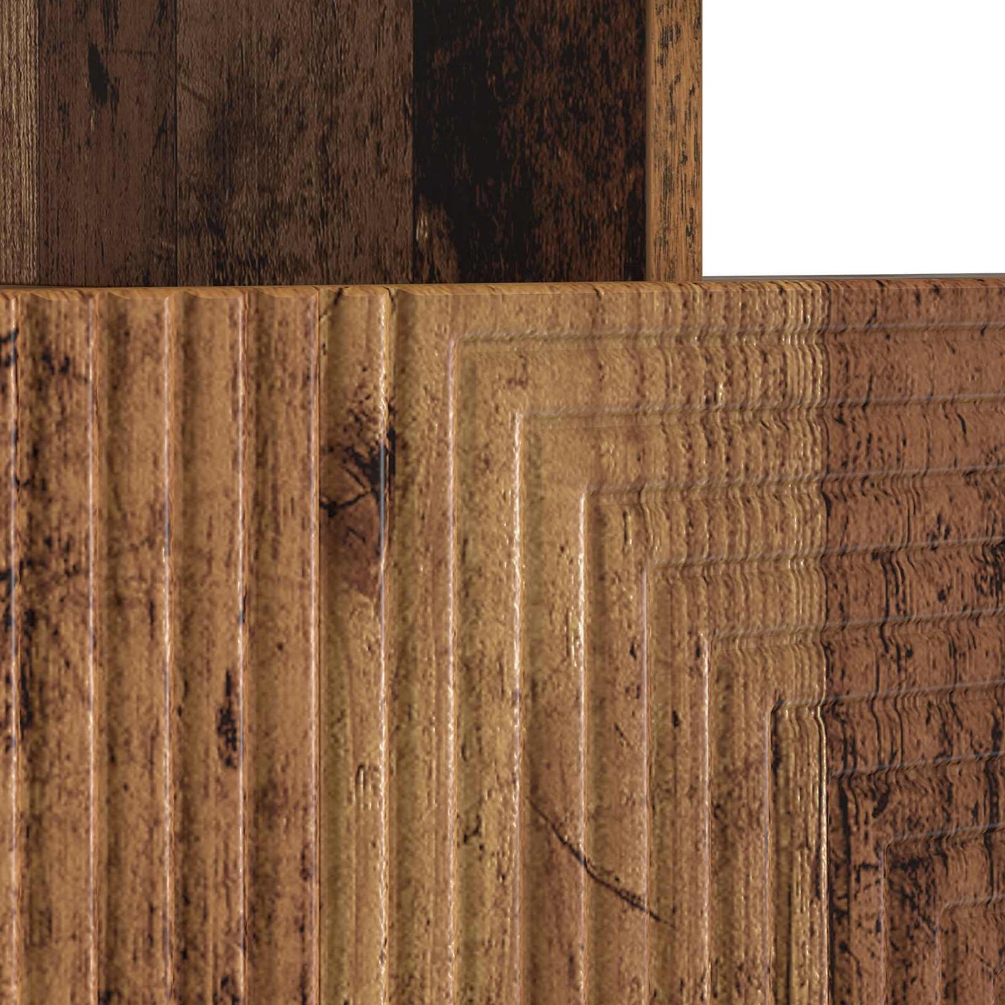 vidaXL LED TV Cabinet Old Wood Engineered Wood