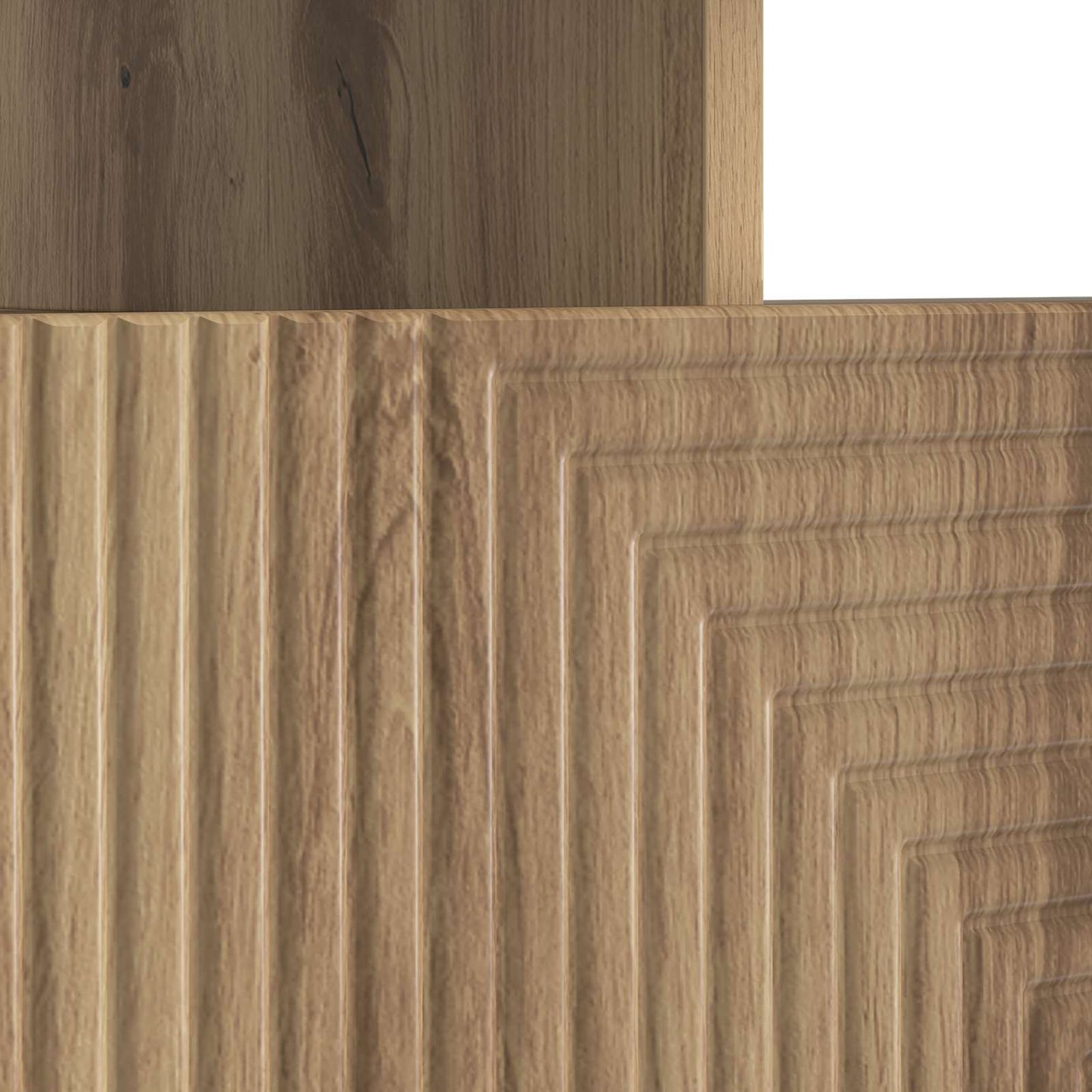 vidaXL LED TV Cabinet Artisan Oak Engineered Wood