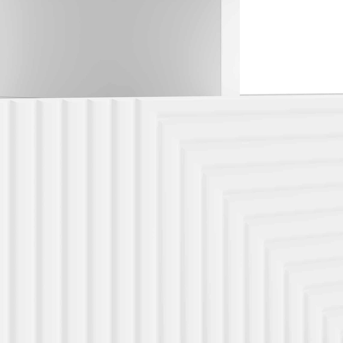 vidaXL LED TV Cabinet White Engineered Wood