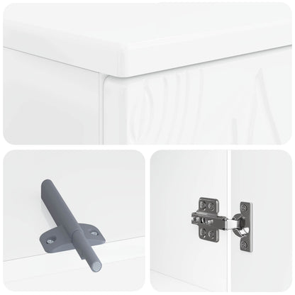 vidaXL Bathroom Sink Cabinet DELFT White 59.5 x 31.5x 59 cm