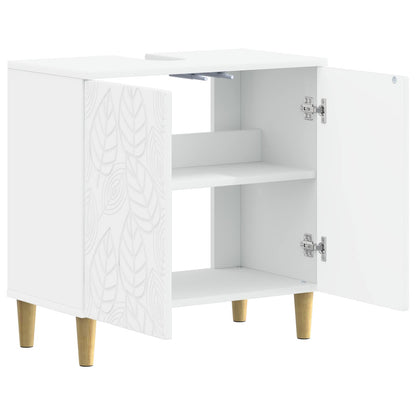 vidaXL Bathroom Sink Cabinet DELFT White 59.5 x 31.5x 59 cm