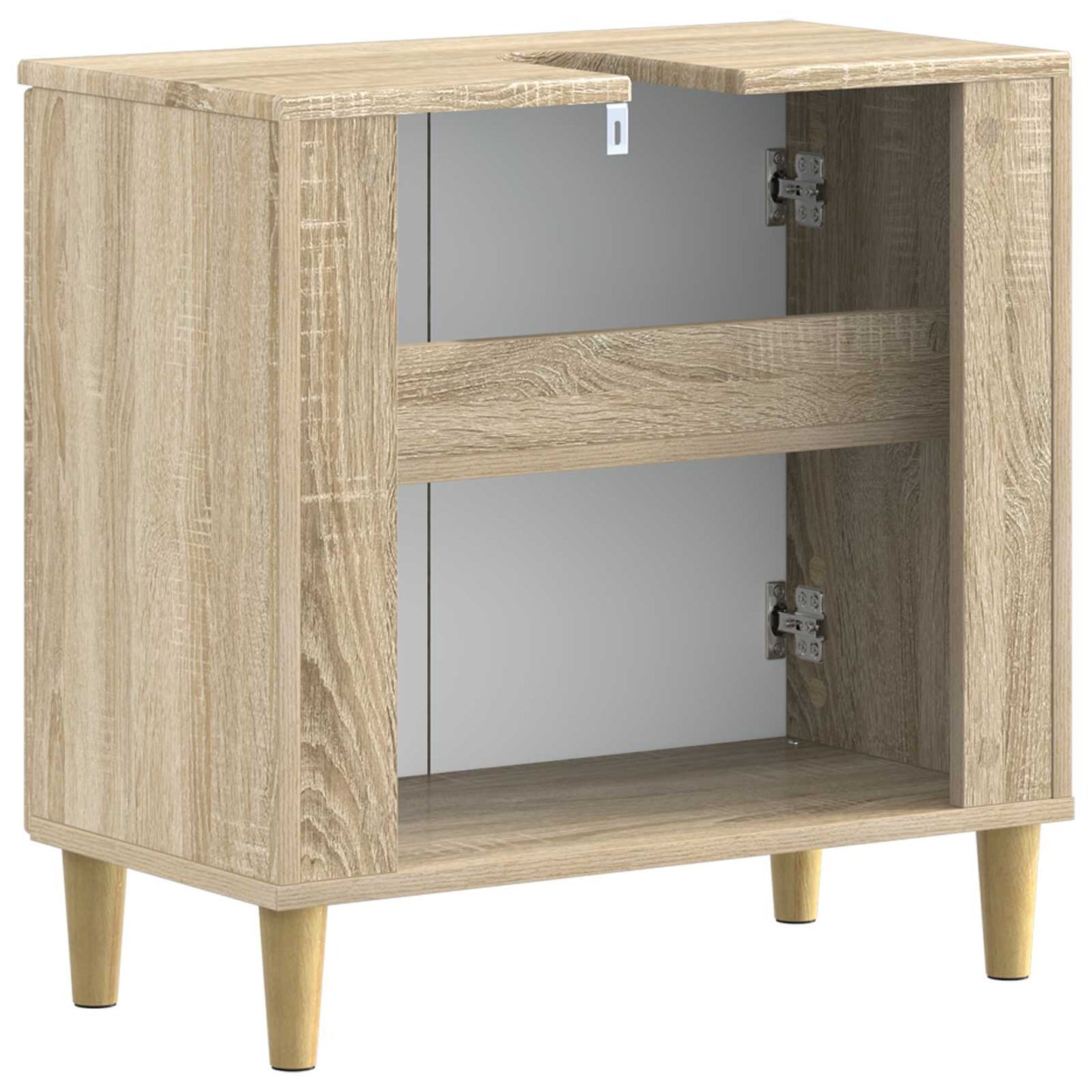 vidaXL Bathroom Sink Cabinet DELFT Sonoma Oak 59.5 x 31.5x 59 cm