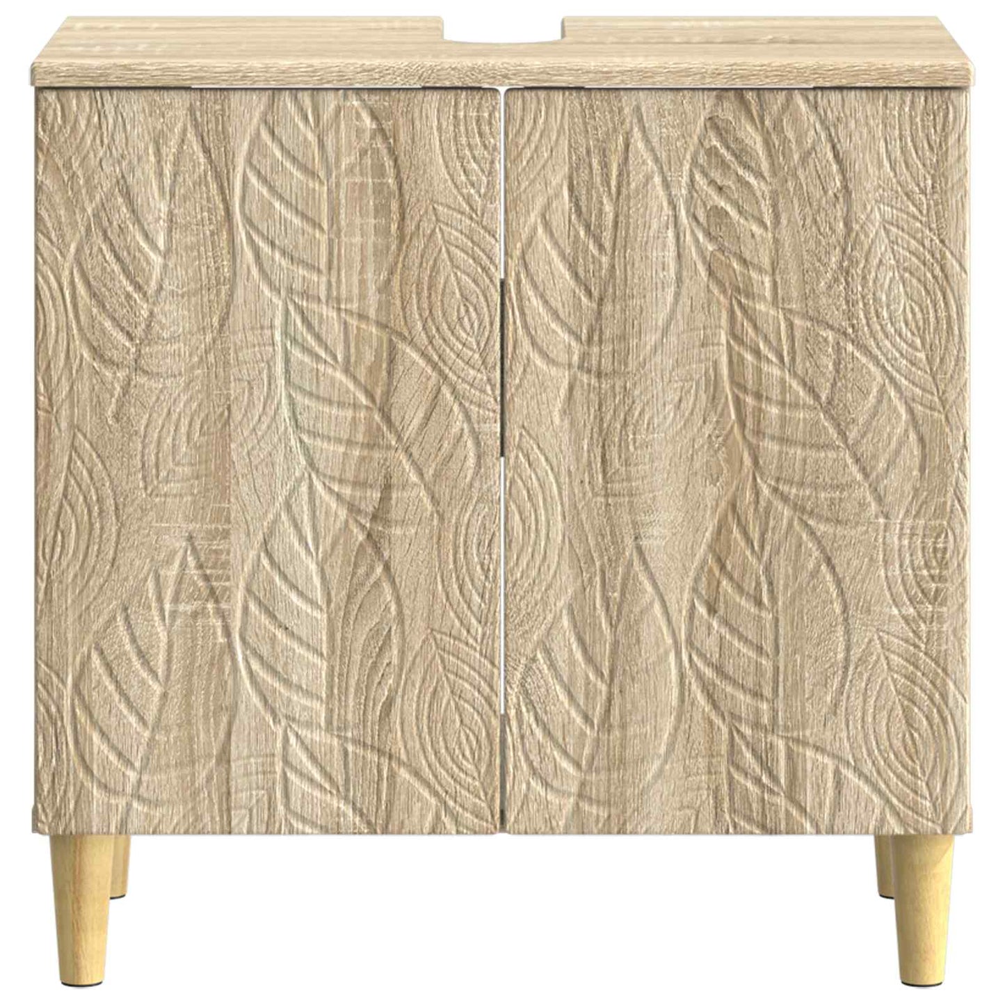 vidaXL Bathroom Sink Cabinet DELFT Sonoma Oak 59.5 x 31.5x 59 cm