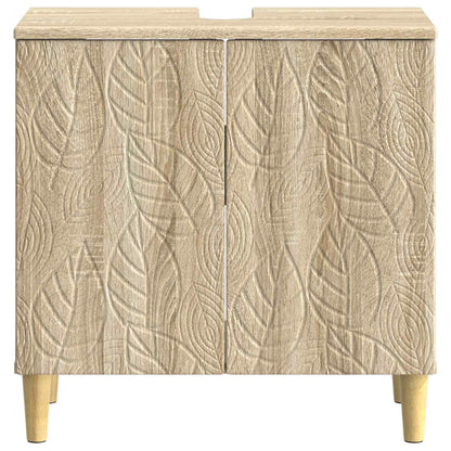 vidaXL Bathroom Sink Cabinet DELFT Sonoma Oak 59.5 x 31.5x 59 cm