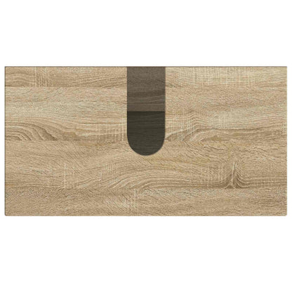 vidaXL Bathroom Sink Cabinet DELFT Sonoma Oak 59.5 x 31.5x 59 cm