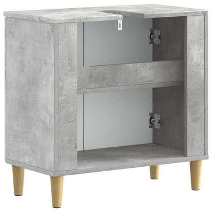 vidaXL Bathroom Sink Cabinet DELFT Concrete Grey 59.5 x 31.5x 59 cm