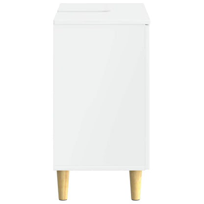 vidaXL Bathroom Sink Cabinet DELFT High Gloss White 59.5 x 31.5x 59 cm