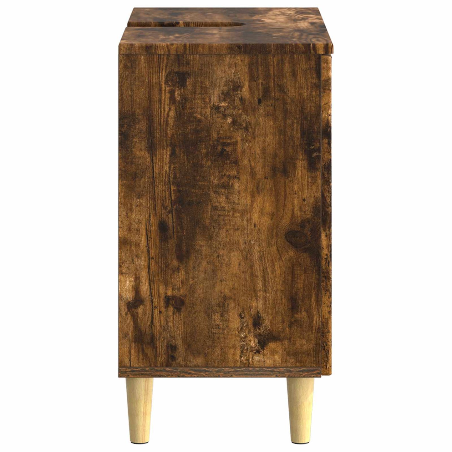 vidaXL Bathroom Sink Cabinet DELFT Smoked Oak 59.5 x 31.5x 59 cm