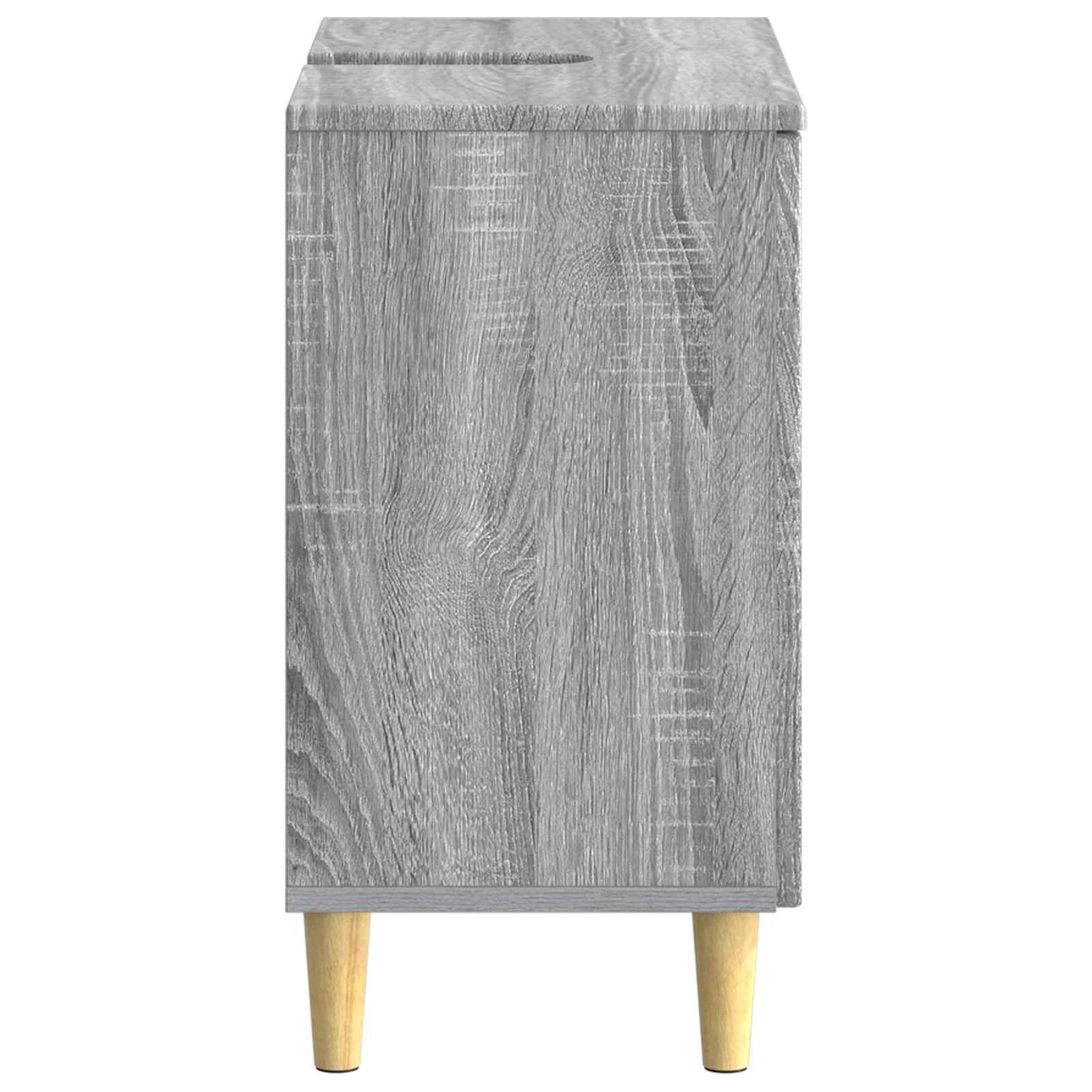 vidaXL Bathroom Sink Cabinet DELFT Grey Sonoma 59.5 x 31.5x 59 cm