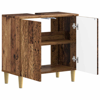 vidaXL Bathroom Sink Cabinet DELFT Old Wood 59.5 x 31.5x 59 cm