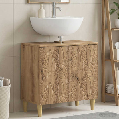 vidaXL Bathroom Sink Cabinet DELFT Artisan Oak 59.5 x 31.5x 59 cm