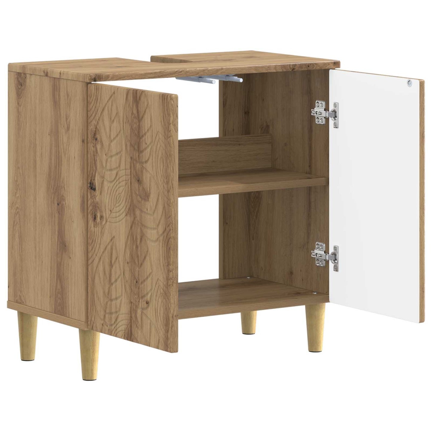 vidaXL Bathroom Sink Cabinet DELFT Artisan Oak 59.5 x 31.5x 59 cm