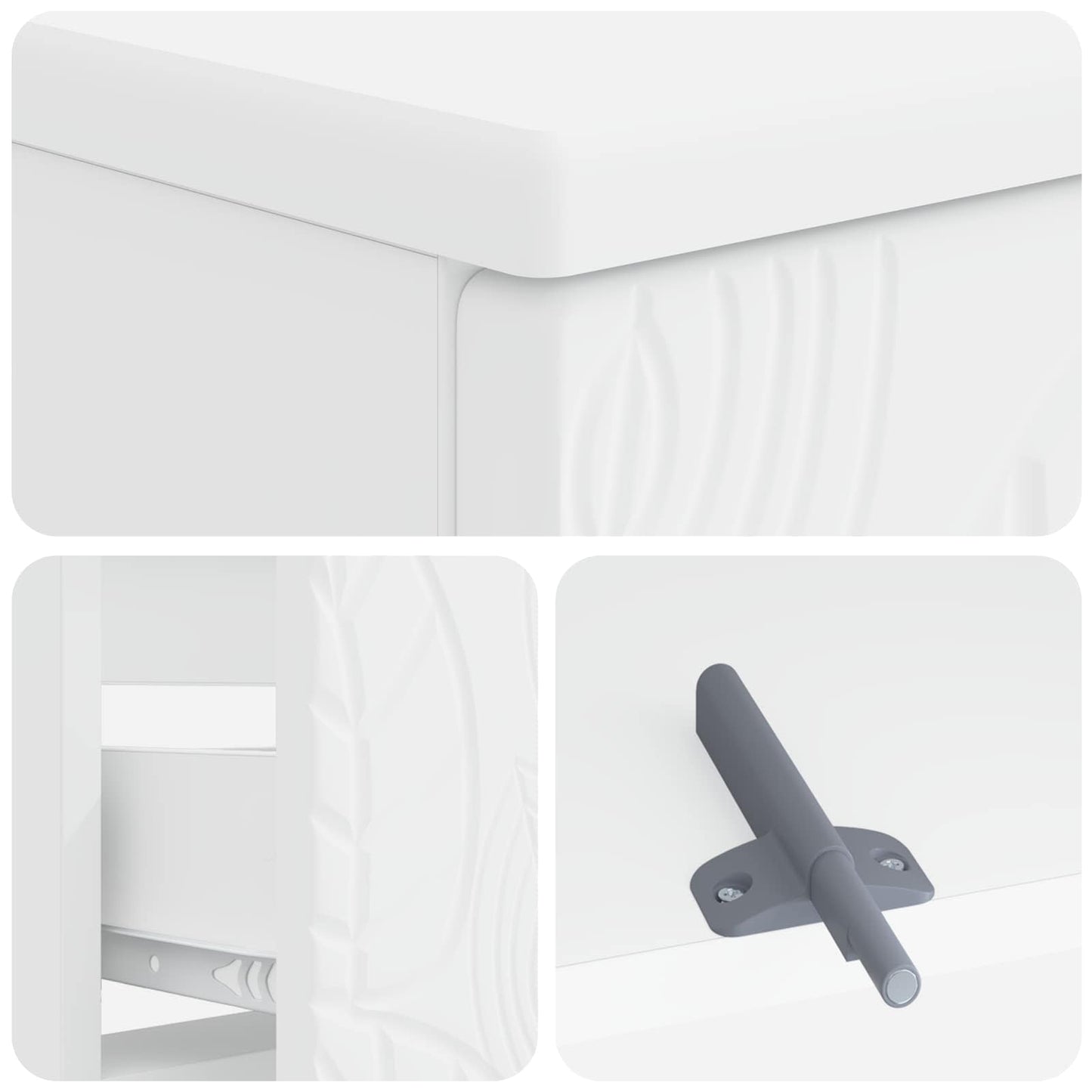 vidaXL Bathroom Sink Cabinet DELFT White 82 x 41x 59 cm