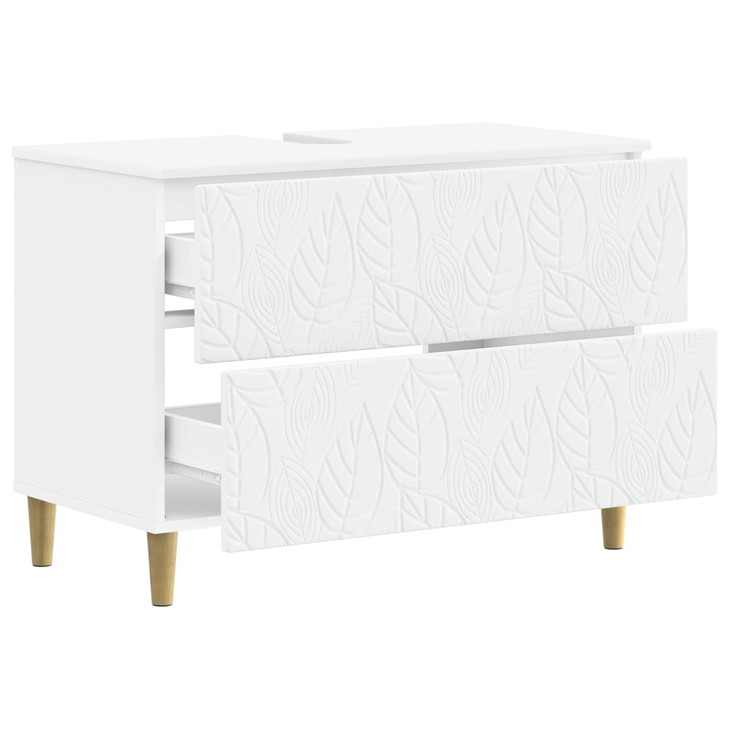 vidaXL Bathroom Sink Cabinet DELFT White 82 x 41x 59 cm