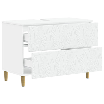 vidaXL Bathroom Sink Cabinet DELFT White 82 x 41x 59 cm