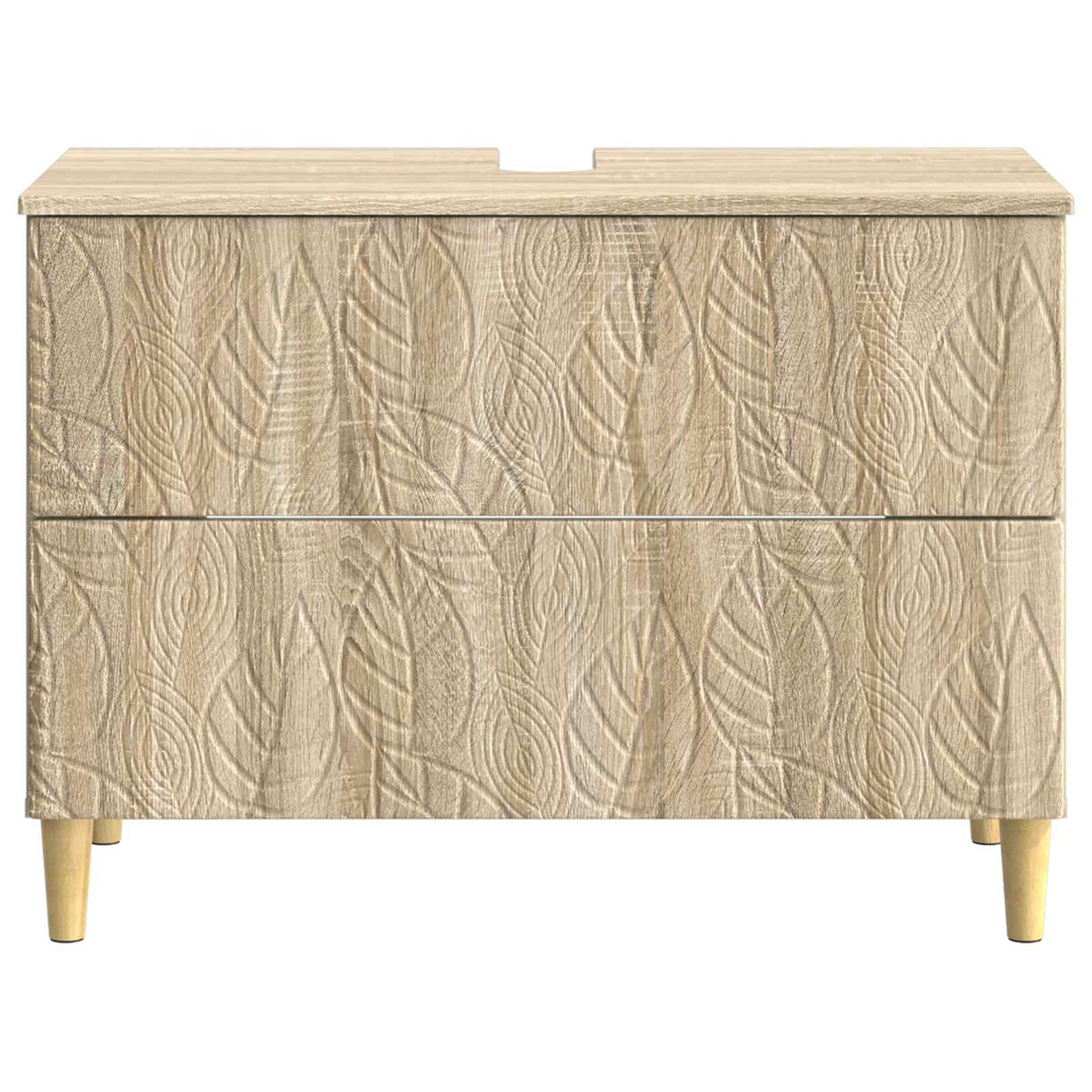 vidaXL Bathroom Sink Cabinet DELFT Sonoma Oak 82 x 41x 59 cm