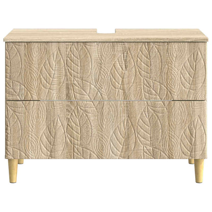 vidaXL Bathroom Sink Cabinet DELFT Sonoma Oak 82 x 41x 59 cm